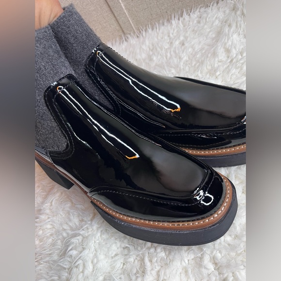 Dolce Vita Black and Gray Ankle Boots waterproof - Picture 6 of 9